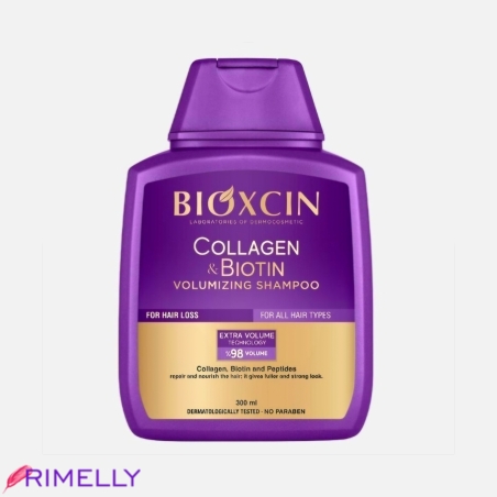 شامپو بیوکسین ضد ریزش حاوی بیوتین و کلاژن (حجم 300 میل) Bioxin Shampoo