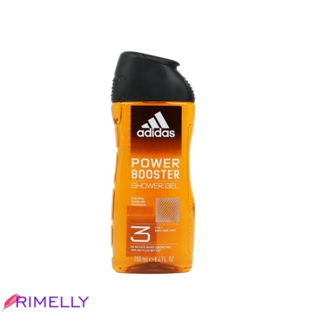 شامپو مو و بدن مردانه آدیداس مدل Power Booster (حجم 250 میل) adidas Shampoo