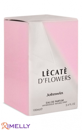 ادو پرفیوم زنانه جان وین JOHNWIN مدل LECATE D FLOWERS حجم 100 میل