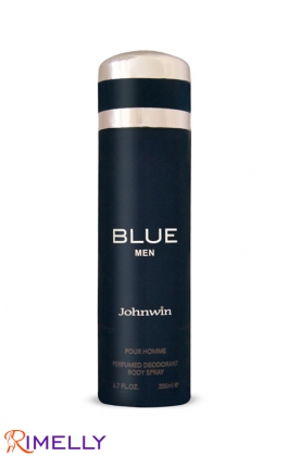اسپری دئودورانت مردانه جان وین JOHNWIN مدل BLUE MEN حجم 200 میل