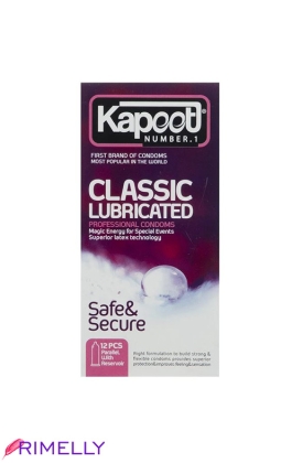 کاندوم کاپوت مدل Classic Lubricated بسته 12 عدد